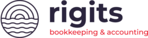 Rigits logo and tagline