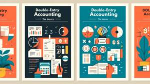 educational posters based on double-entry accounting