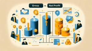 cartoon graph of money